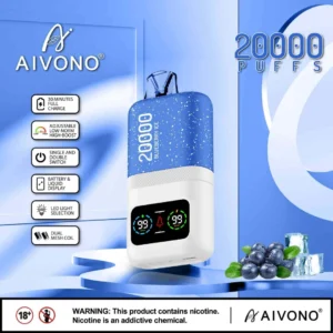 AIVONO 20K AIM MAGIC Disposable Vape Blueberry Ice – 20000 Puffs