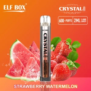 ELF BOX CRYSTAL BAR 600 Puffs Strawberry Watermelon Disposable Vape