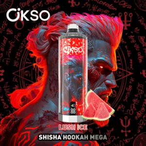 OKSO Shisha Hookah Mega 50000 Puffs Disposable Vape – Lush Ice Flavor